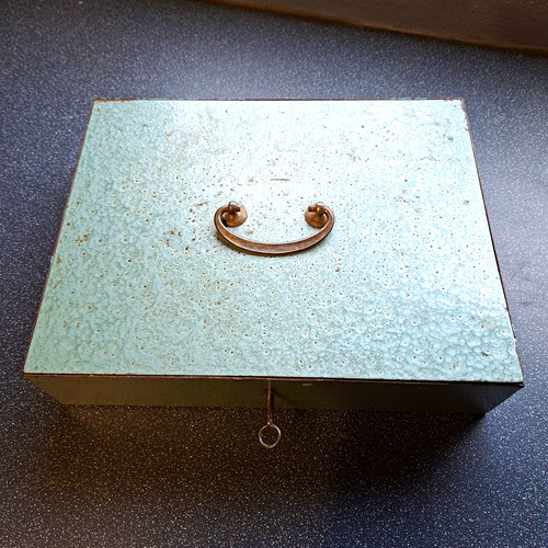 Lockable metal storage - storage, box