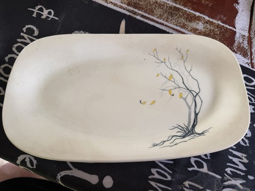 Meakin vintage platter - &,