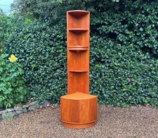 VINTAGE RETRO G PLAN FRESCO TEAK CORNER CABINET WITH SHELVING