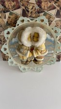 Enesco Cherished Teddies Eskimos Holding Stars Plate 534196 1999 - 2000