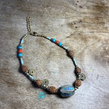 Antique old tibetan bead - tibetan,