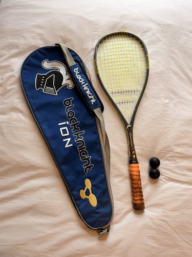 Squash racket black - squash, knight