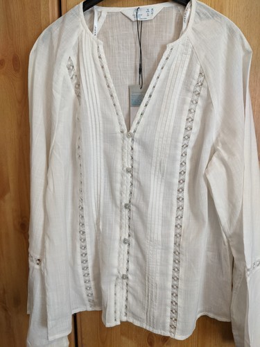 White cotton blouse size - blouse, 12