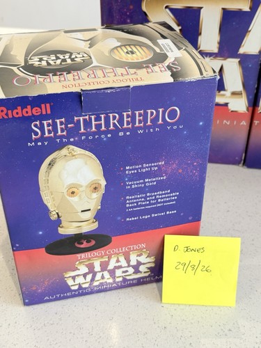 Riddell 1997 c3po mini - 1997, helmet