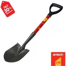 Shovel Spade D Shape Round Mouth Builders Gravel Gardening Builders Steel U1860