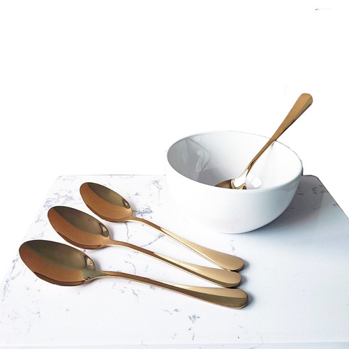 Dinner spoon tea spoons - dinner, gold
