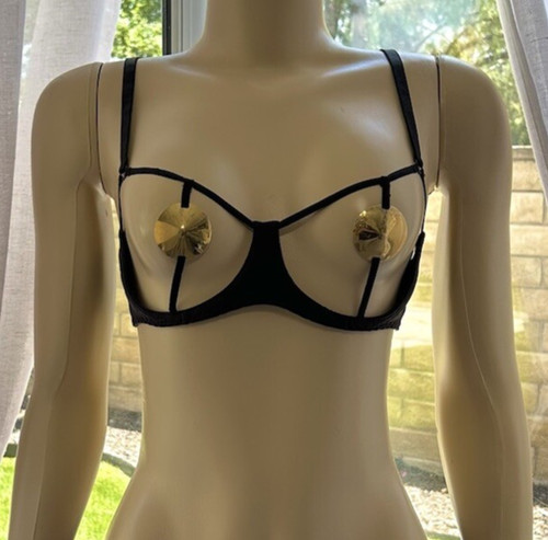 Vintage black petra bra - petra,