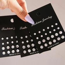 A Set Of 12 Pairs Silver Cubic