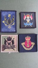 British Army 4 Cloth Beret and Helmet Badges
