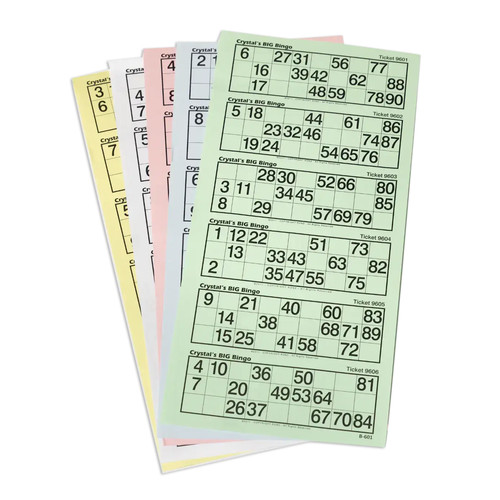 White extra large bingo - extra,
