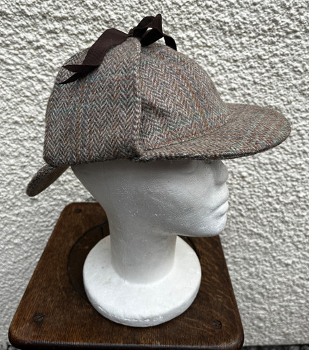 Vintage herringbone tweed wool - herringbone,
