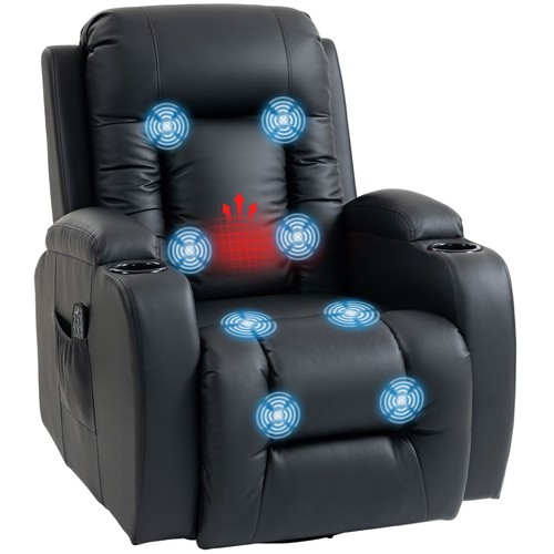 Homcom massage recliner - massage, chair