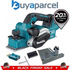 Makita DKP181ZU 18v LXT Brushless Cordless Planer 82mm DKP181Z + Bluetooth Chip