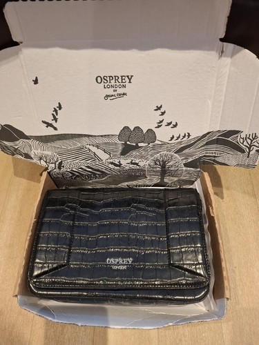 Osprey black leather handbag - osprey,