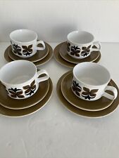 4 x Staffordshire Potteries Tea Set Trios - 12 Pieces