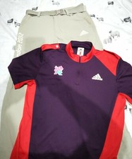 Adidas London 2012 Olympics Paralympics Top (L) + Trousers (M) Games Makers USED
