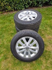 HIGHLINE  VW TRANSPORTER T6 T5 T30 Genuine 16” Alloys  & Tyres  6-7 mm