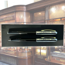 Cerruti 1881 2 Pen Set French Rollerball & Ballpoint Pens - Beautiful Pens, New.