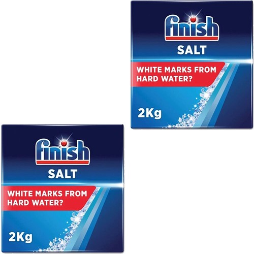 Finish dishwasher salt 2x2kg - dishwasher,