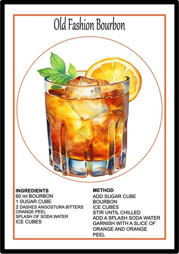 Old fashion bourbon cocktail - fashion,