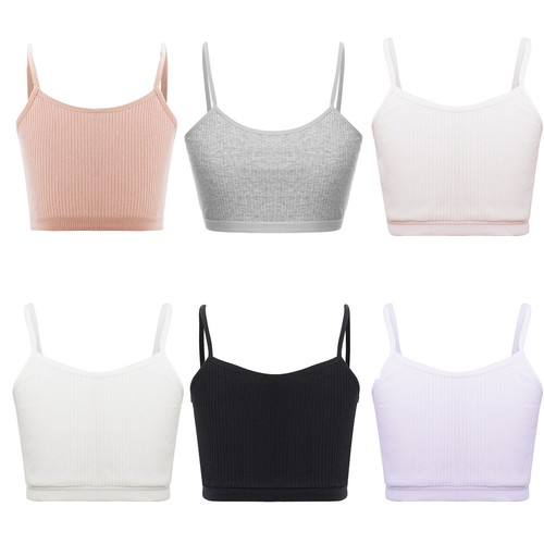 Girls spaghetti straps crop - spaghetti,