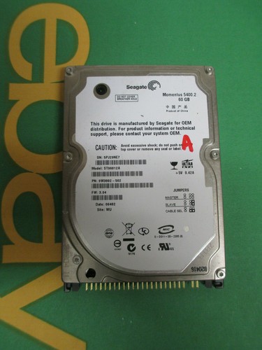 Seagate 60gb ide - seagate, 2.5"