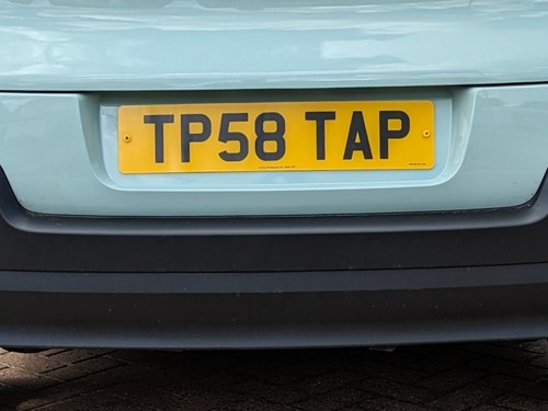 Personal number plate tp58 - number,