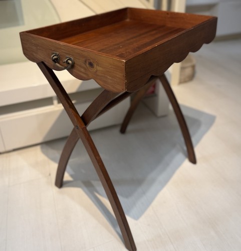 Folding teak tray butlers - folding,
