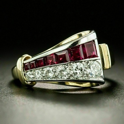 Vintage art deco engagement - art,