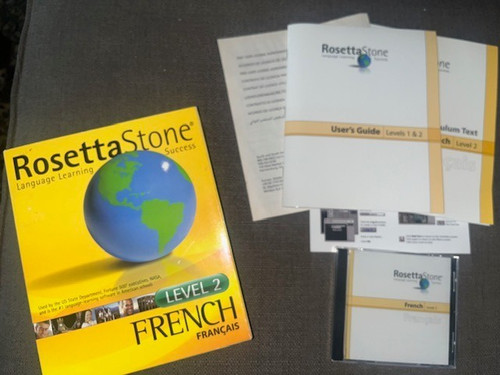 Rosetta stone french francais - stone,