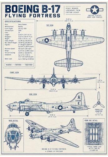 Boeing flying fortress - b-17,