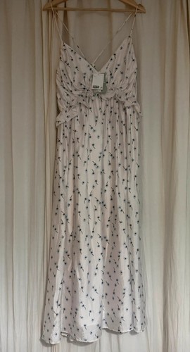 White blue floral - h&m,