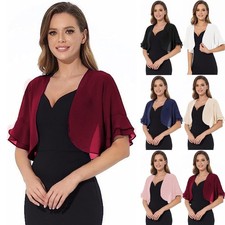Women's Cropped Chiffon Open