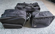 Black Motorcycle Panniers