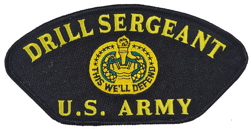 Army drill sergeant patch - us,