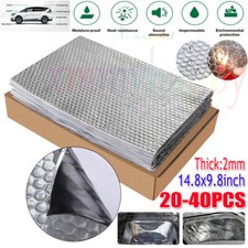 40 Sheets Sound Deadening Mat 20sqft Butyl Car Van Vibration Proofing Silent.2mm