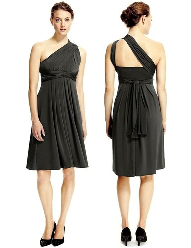 Black silky 18 dress - m&s,