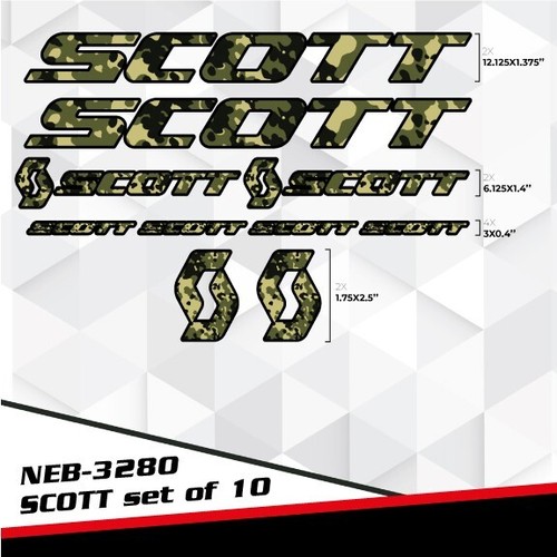 New complete frame decal set - new,
