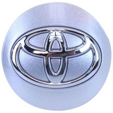Genuine Toyota Alloy Wheel Centre Cap with Silver Logo Avensis Aygo PZ406986701C
