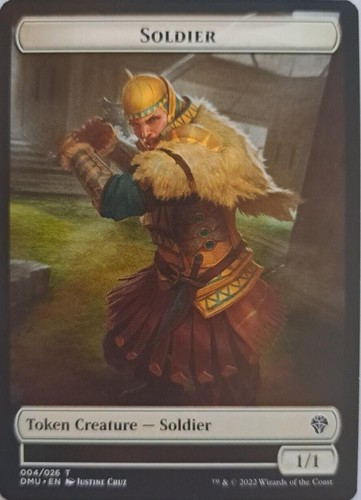 Soldier token dominaria - soldier,