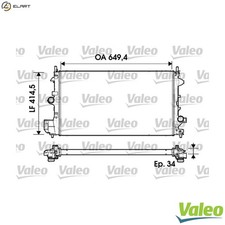 RADIATOR ENGINE COOLING 734339