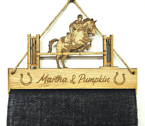 Show jumping rosette - jumping, holder