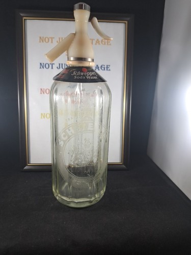 Schweppes vintage retro etched - vintage,
