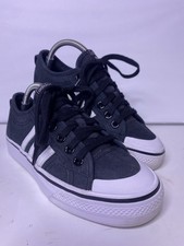 Adidas Nizza Core Black And Cloud White UK 6 EU 39.5