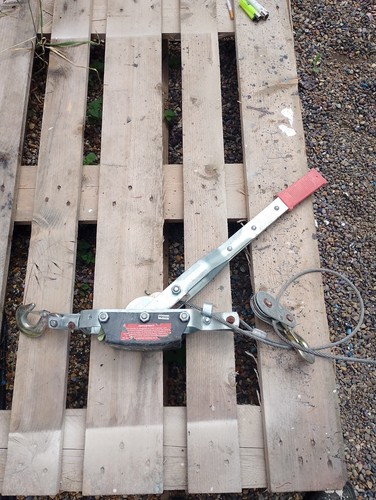 Hand pull winch 4000kg - pull,