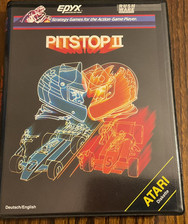 Pit Stop II - Atari 400/800 on 5” floppy Disk - 1984 - Retrogame - Rare Tested