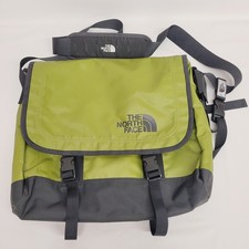 The North Face Base Camp Messenger Lime Green Shoulder Laptop Bag Large