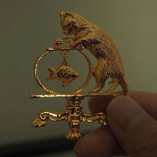 Antique jewelry cat vintage - jewelry,