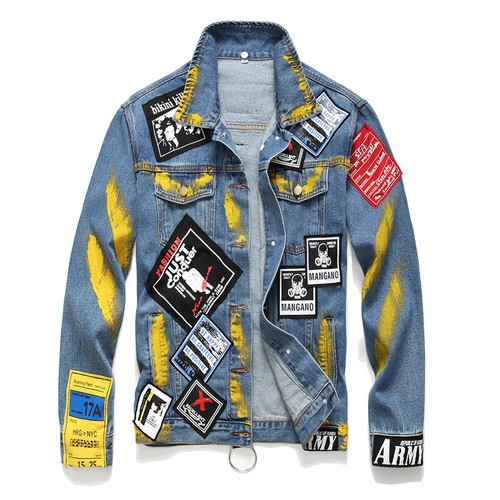 Embroidered jean jacket