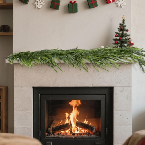 Artificial pine garland - pine,